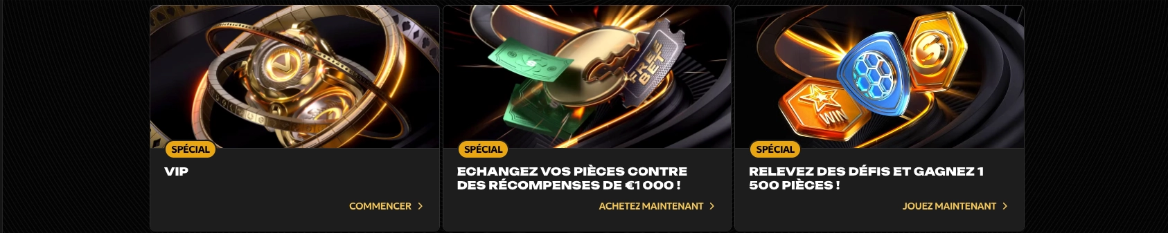 Spécificités des bonus sportifs Spinsy Casino